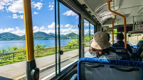 Local Bus to Lake Toya Onsen